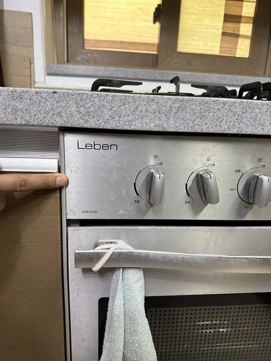 천안 백석 벽산블루밍 레벤 가스오븐렌지 교체, 나비엔매직 GRB-3303 현장 사진 4