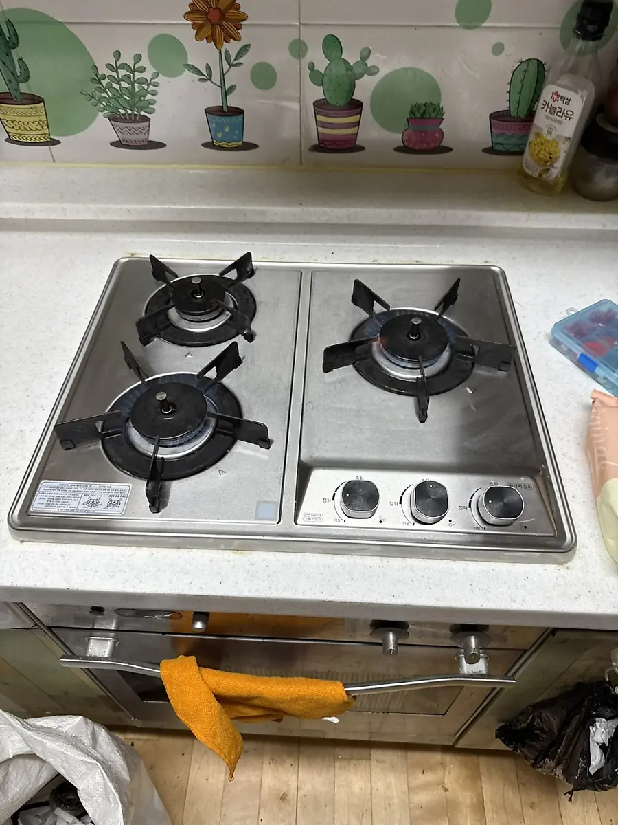 고색푸르지오 가스쿡탑 교체, 레벤에서 SK매직 GRA-B3216D로 현장 사진 12